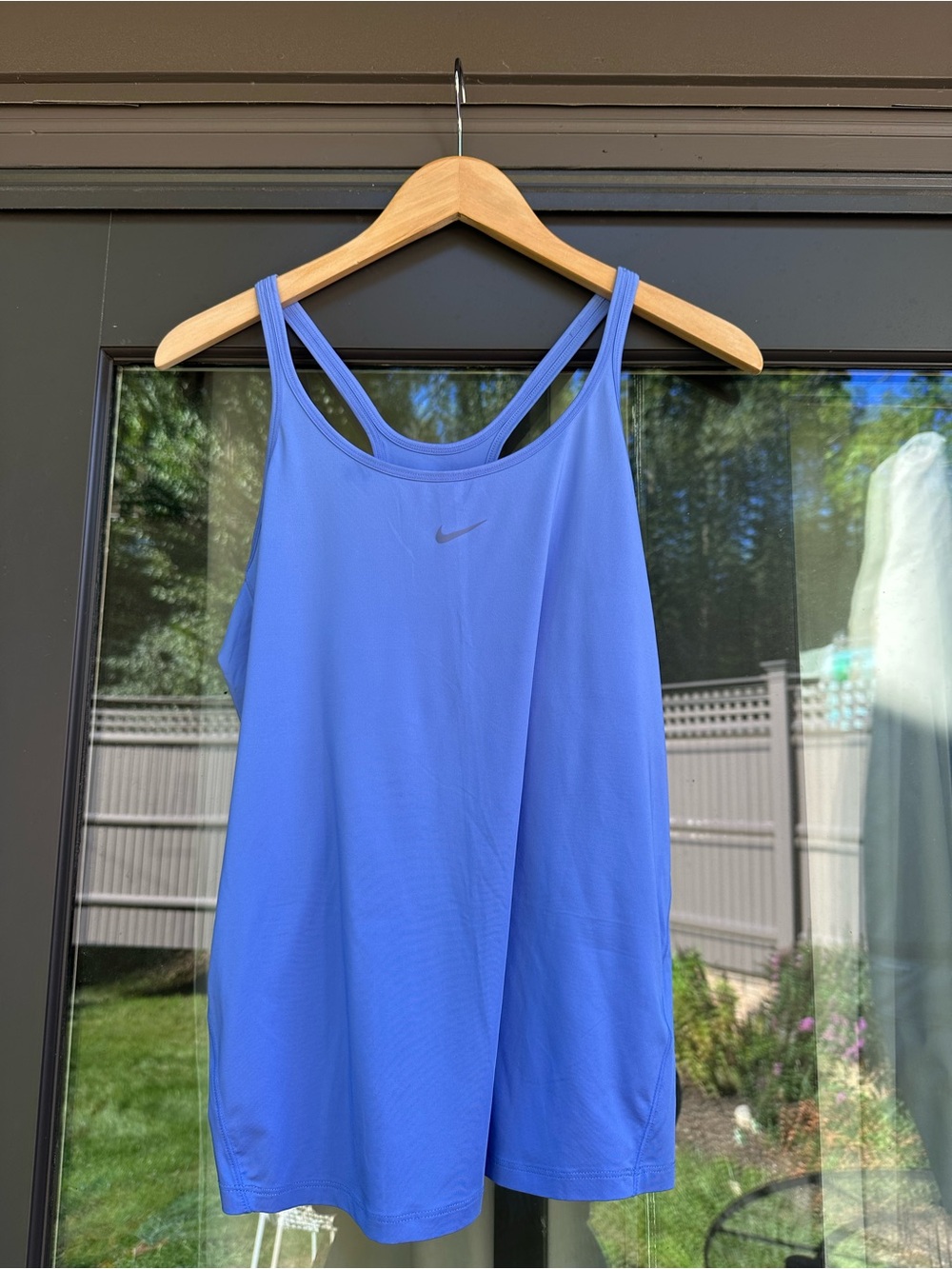 Nike blue workout tank top
